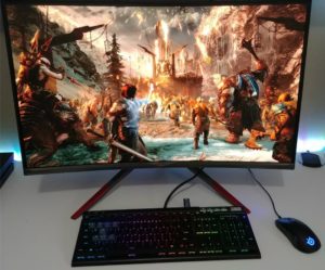 GN32LD curved gaming monitor in action!