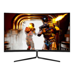 Viotek GNV27DB - 27” 2K Curved 144Hz Gaming Monitor — QHD 1440P Monitor, Deep 1500R Curve & LFC Adaptive Sync (VESA)