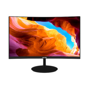 VIOTEK NBV24CB 24-Inch Curved Monitor | 75Hz FHD 1080p Desktop Monitor for Office, Home or Business