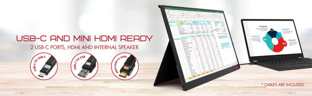 LinQ HDMI Ready Portable Monitor by Viotek